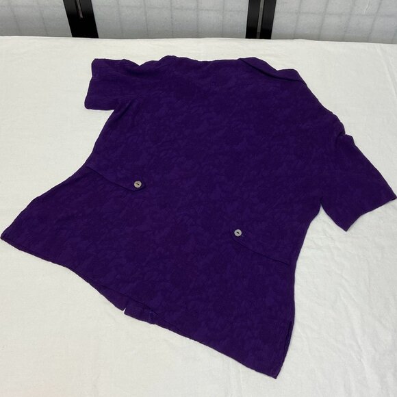 Karin Stevens Vintage Crinkle Sheath Tank Maxi Dress Short Sleeve Button Jacket - Picture 10 of 13